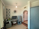 Furnished studio with panoramic window in the compound with private beach